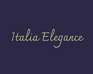 Elegant Cursive Business logo design