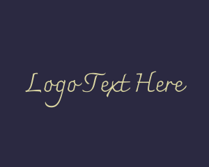 Elegant Cursive Business Logo