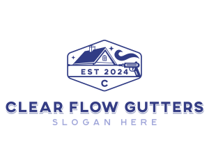 Roof Gutter Cleaning logo design