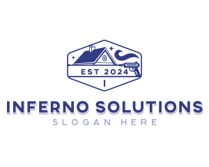 Roof Gutter Cleaning logo design