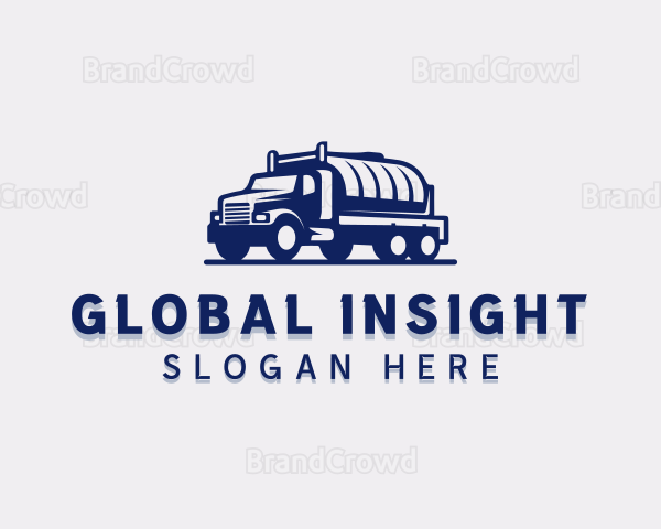 Tanker Truck Trucking Transport Logo