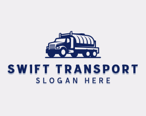 Tanker Truck Trucking Transport logo design