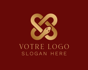 Celtic Knot Snake Logo