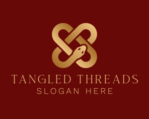 Celtic Knot Snake logo design