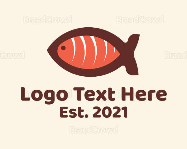 Salmon Sashimi Restaurant Logo