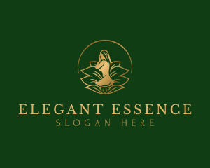 Elegant Beautiful Nude Woman logo design