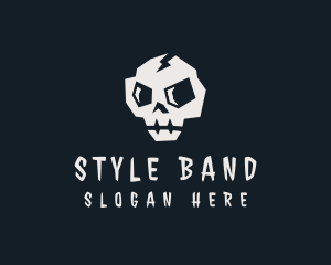 Punk Skull Tattoo logo design