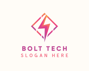Bolt - Gradient Lightning Bolt logo design