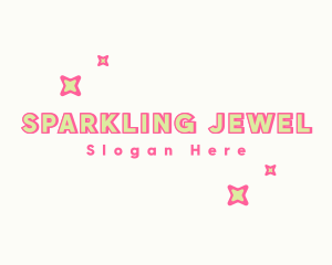 Quirky Star Sparkle logo design