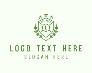 Soldier - Shield Wreath Academy logo design