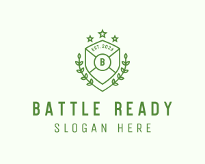 Infantry - Shield Wreath Academy logo design