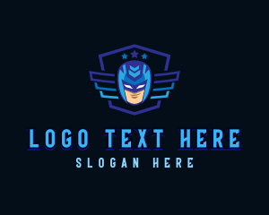 League - Hero Mask Gaming logo design