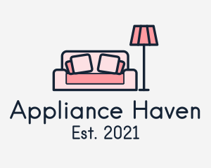 Appliances - Living Room Couch Lamp logo design