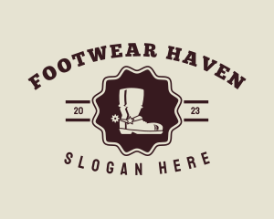 Boots - Cowboy Boots Apparel logo design