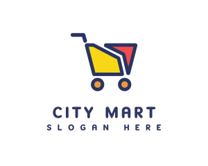 Department Store - Online Shopping Cart logo design