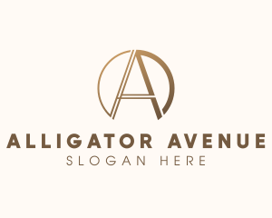 Luxury Brand Letter A logo design