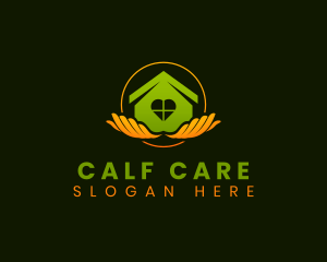 Home Care Hands logo design