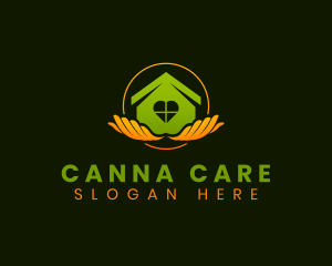 Home Care Hands logo design