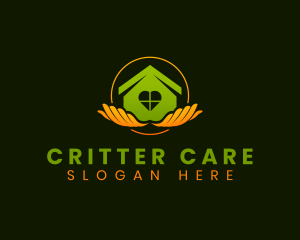 Home Care Hands logo design