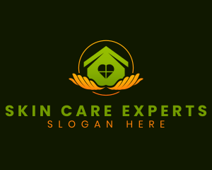 Home Care Hands logo design