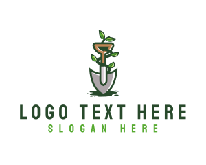 Shovel Plant Tools logo design