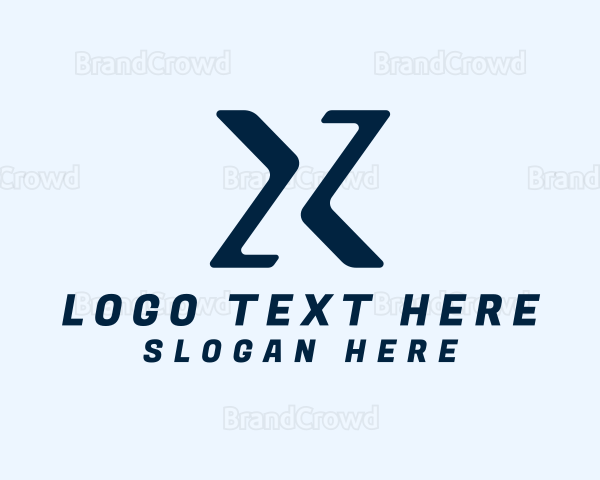 Tech Software Programmer Letter X Logo