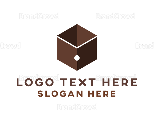 Hexagon Pen Cube Logo