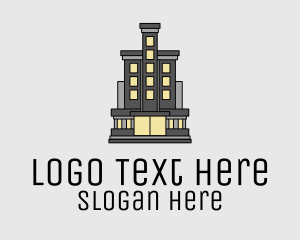 Office Building - Apartment Building Realty logo design