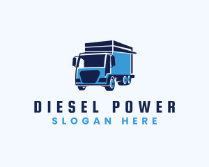 Diesel - Cargo Van Truck logo design