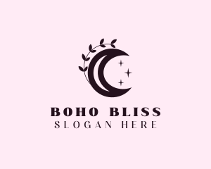 Floral Moon Boutique logo design