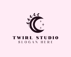 Floral Moon Boutique logo design