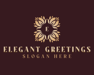 Luxury Floral Event logo design