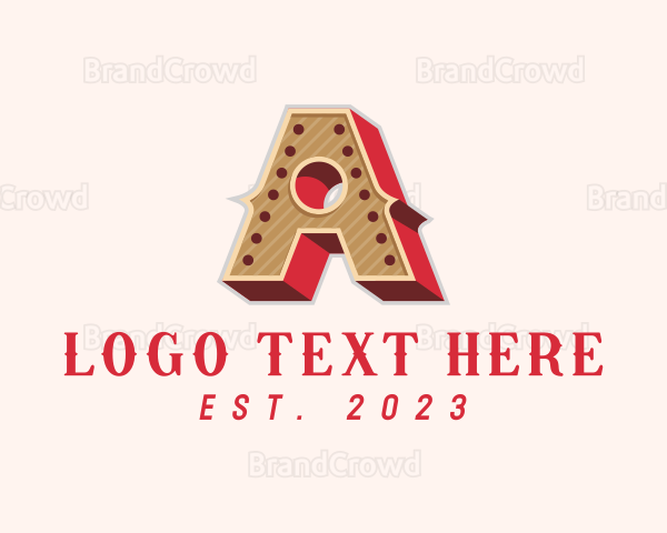 3D Wild Western Rodeo Logo