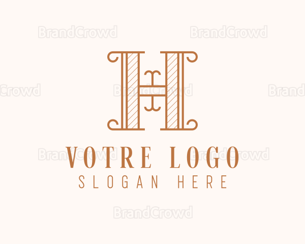 Classy Boutique Letter H Logo
