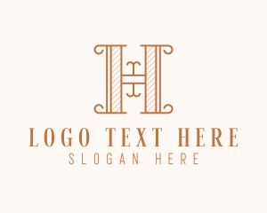 Letter H - Classy Boutique Letter H logo design
