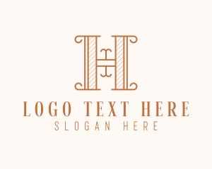 Boutique - Classy Boutique Letter H logo design