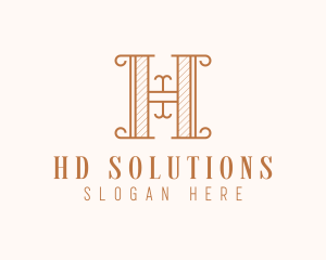 Classy Boutique Letter H logo design