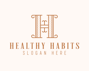 Classy Boutique Letter H logo design