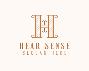 Classy Boutique Letter H logo design