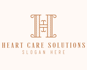 Classy Boutique Letter H logo design