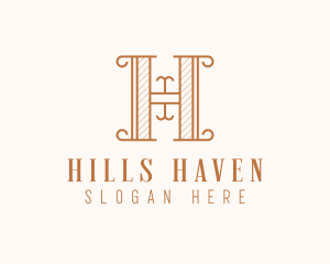 Classy Boutique Letter H logo design