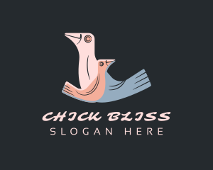 Chick - Bird Chick Aviary logo design