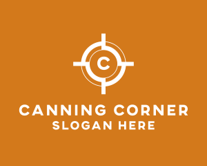 Aim Shooting Target logo design