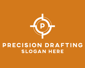 Aim Shooting Target logo design