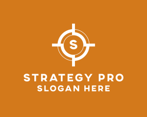 Aim Shooting Target logo design