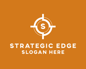 Strategy - Aim Shooting Target logo design