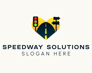 Roadway - Multicolor Road Signs logo design