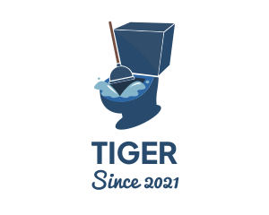 Utility - Toilet Plunger Maintenance logo design