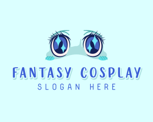 Cosplay - Sparkle Eyes Beauty logo design