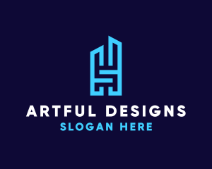 Modern Technology Business logo design